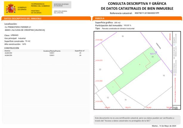 Venta de SOLAR  en Alcudia de Crespins